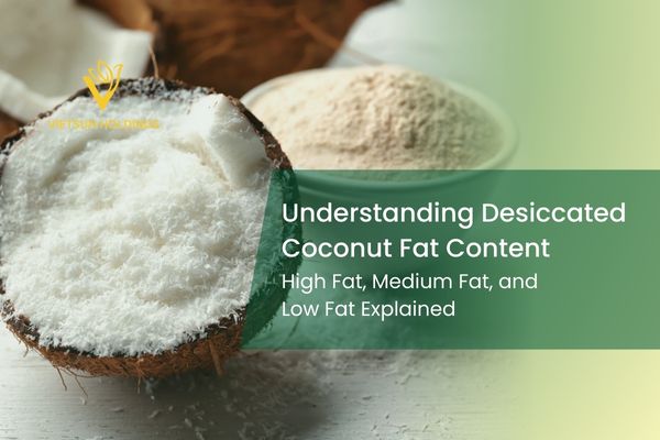 desiccated coconut fat content